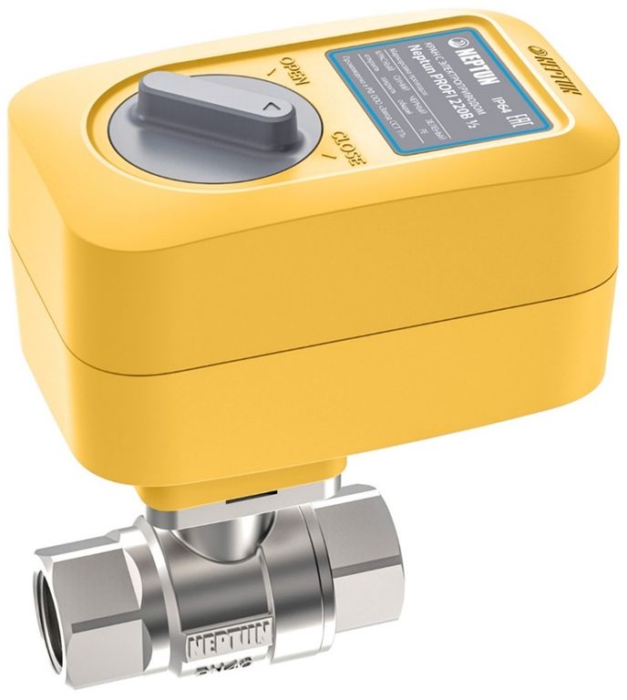 Кран с электроприводом Neptun PROFI 220В 1/2"