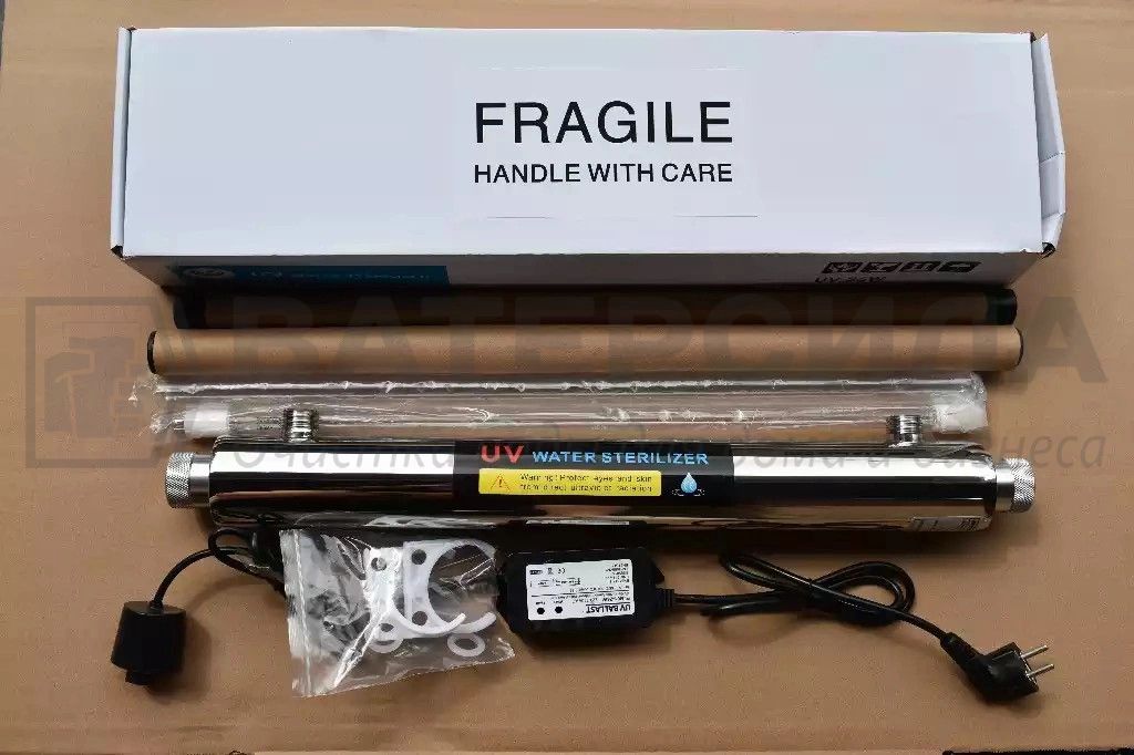 Лампа UV-25W-R (6GPM, 1/2" NEW) Китай — изображение 2