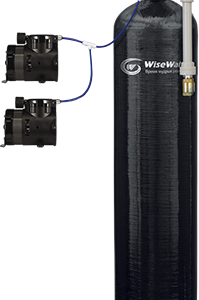 Система напорной аэрации WiseWater 1" 2хLP, KAC-2 WWAP-1354 AP(х2-1")BK