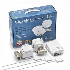 Система против протечки STANDART BUGATTI (2x1/2" 220V, 3д) GIDROLOCK